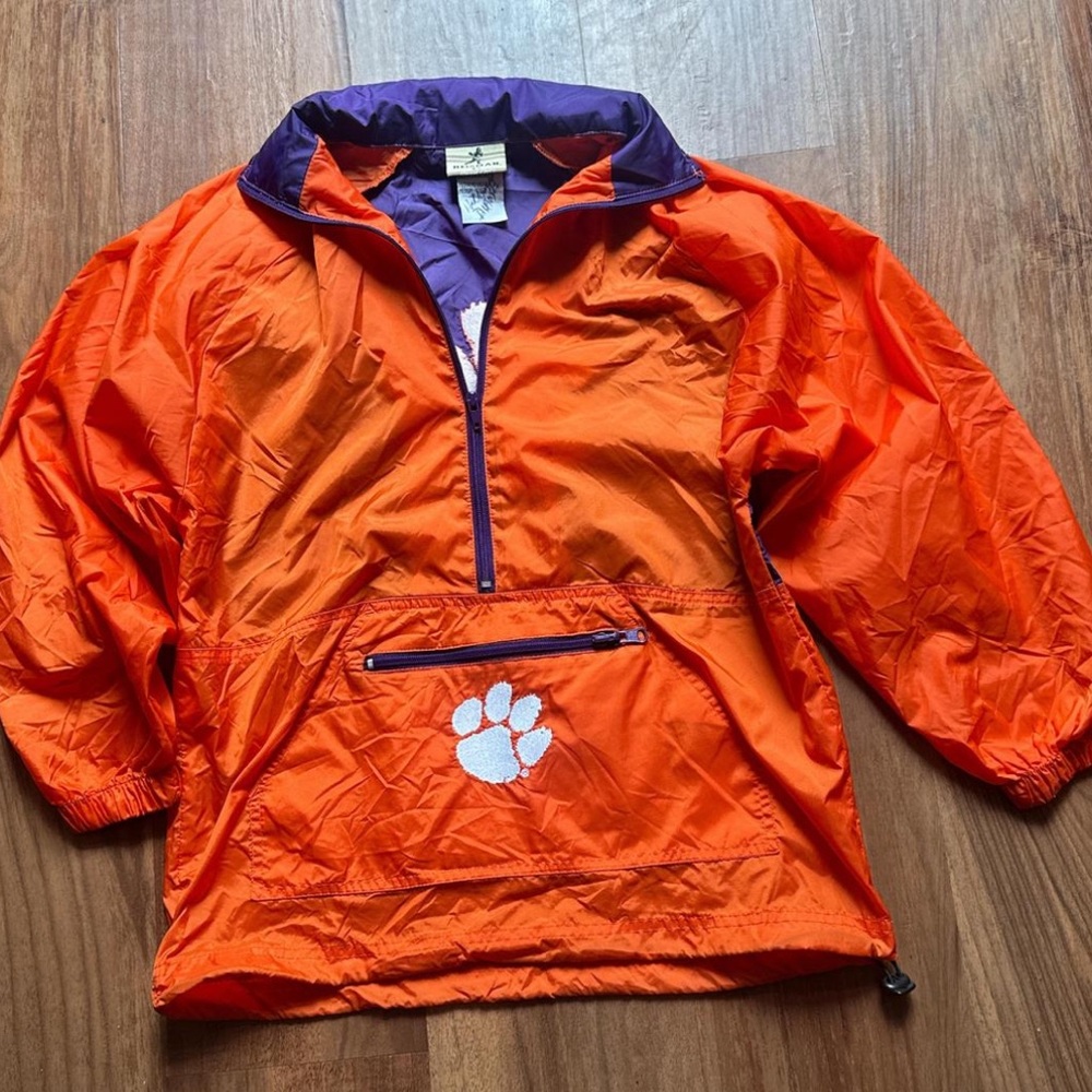 Vintage Heisman Reebok Clemson Tigers Windbreaker